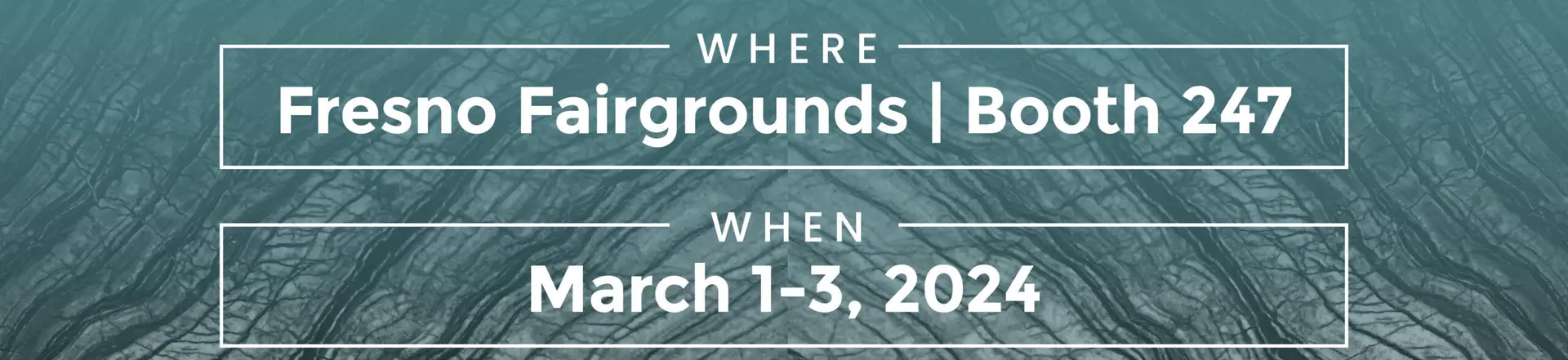 Join Pacific Shore Stornes at the Fresno Home and Garden Show Booth 247